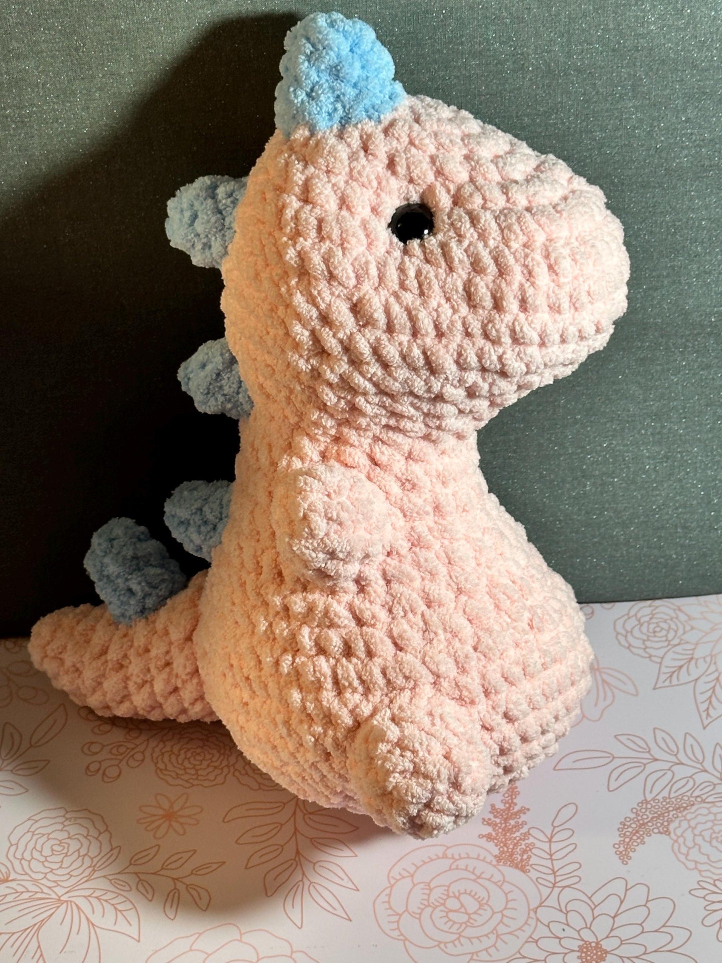 Dinosaur Plushie-Handmade Crochet