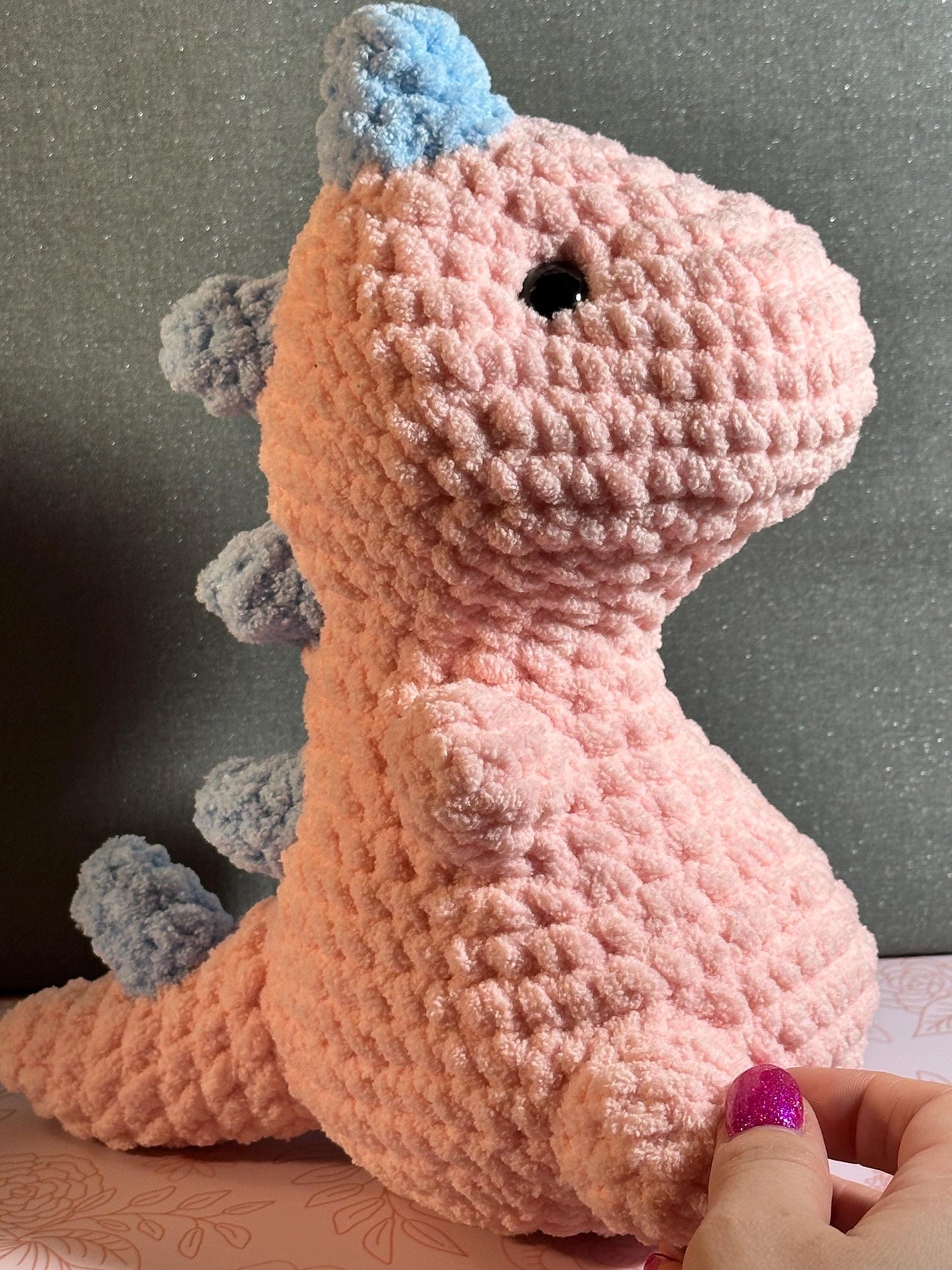 Dinosaur Plushie-Handmade Crochet