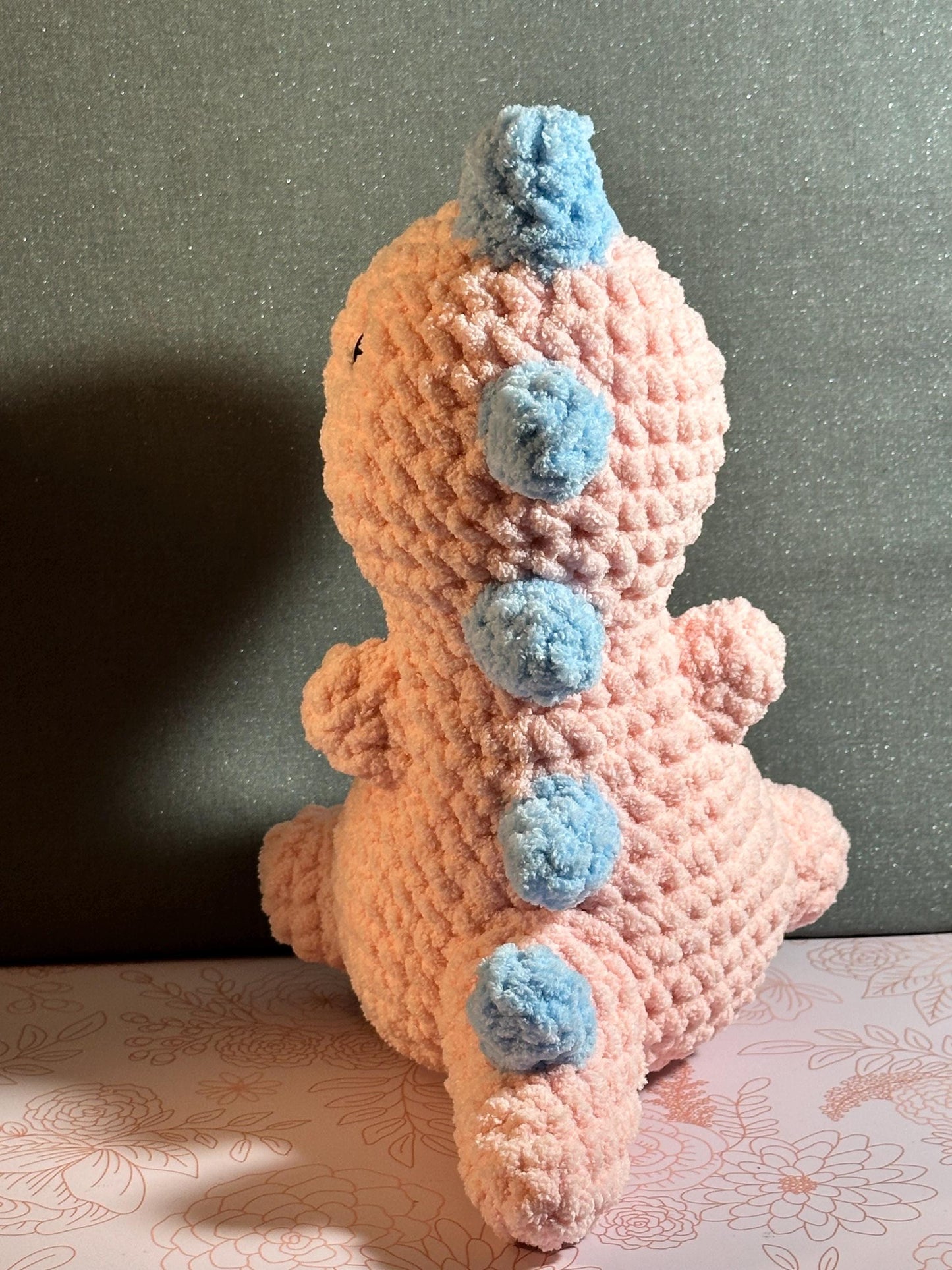 Dinosaur Plushie-Handmade Crochet